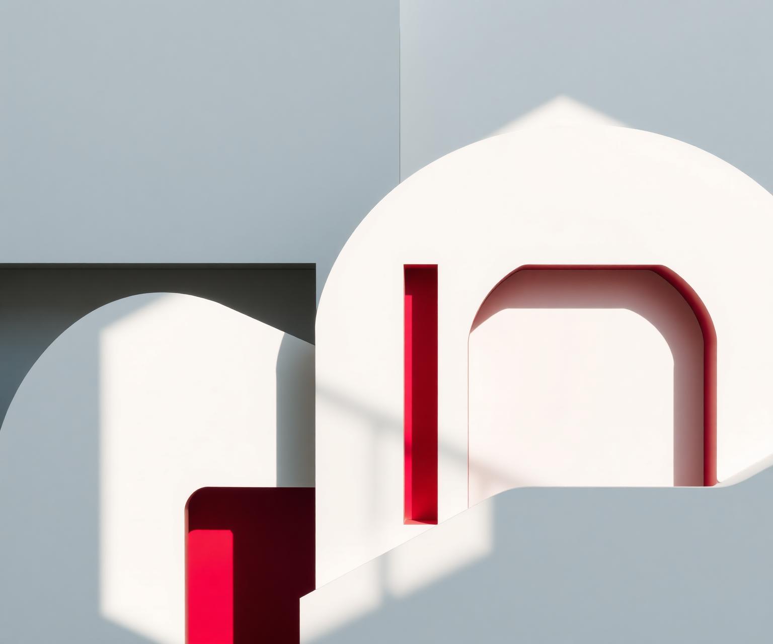 Modern architectural composition representing financial structure